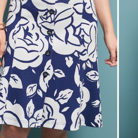 ANTHROPOLOGIE Maeve Amiens Flounced Skirt - Picture 5 of 5